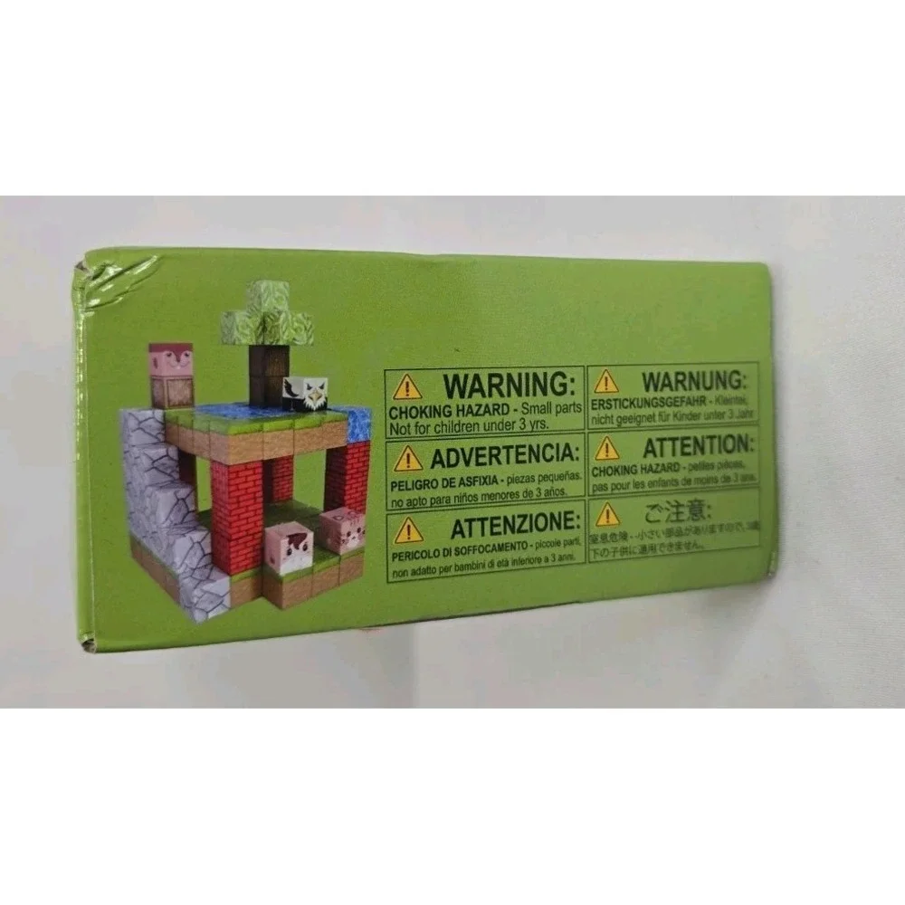 Minecraft-style Magnetic Block Building Set 100 Pcs